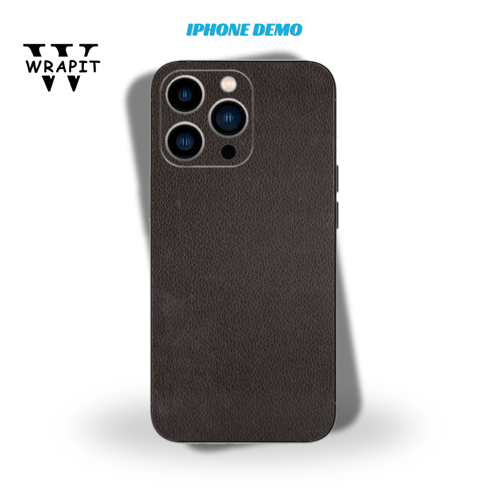 Black Texture Leather Skin