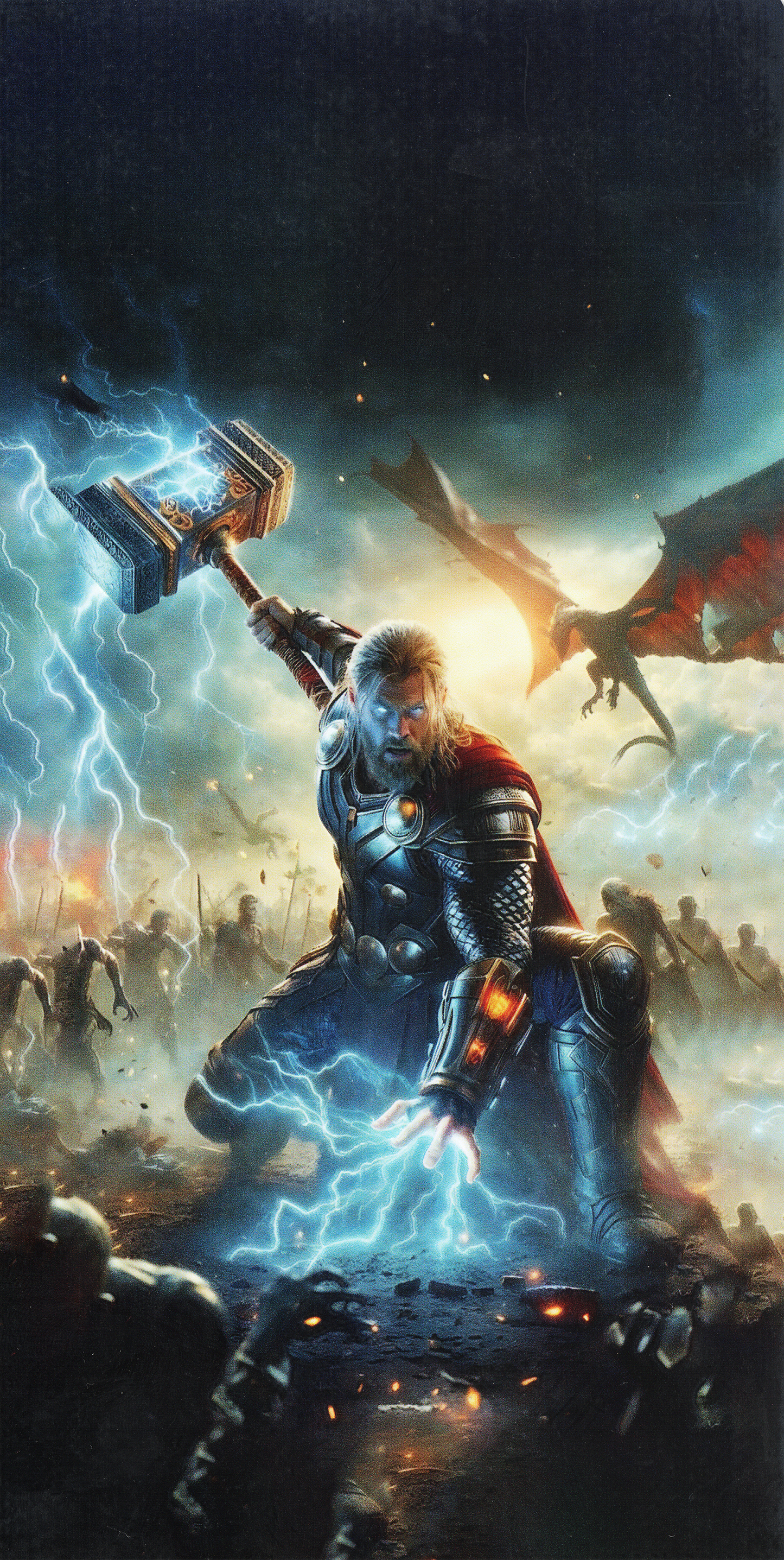 3D Thunder God Thor
