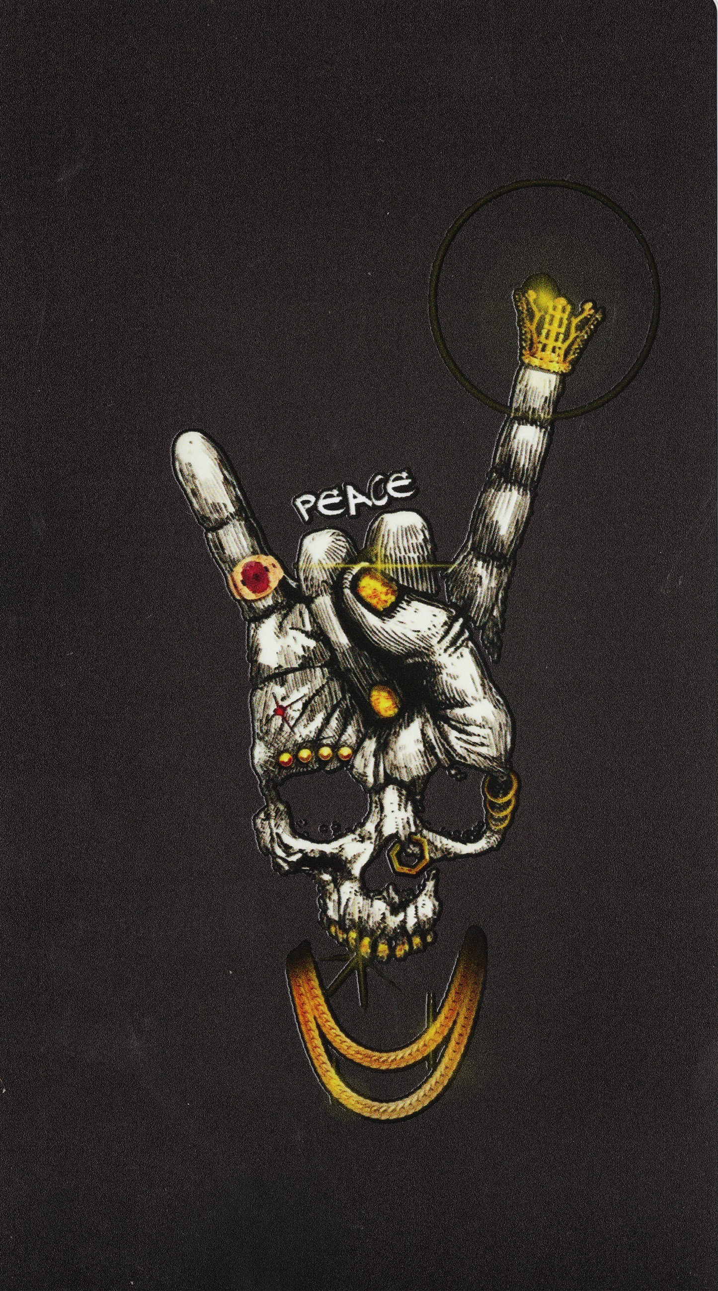 3D Peace Skull