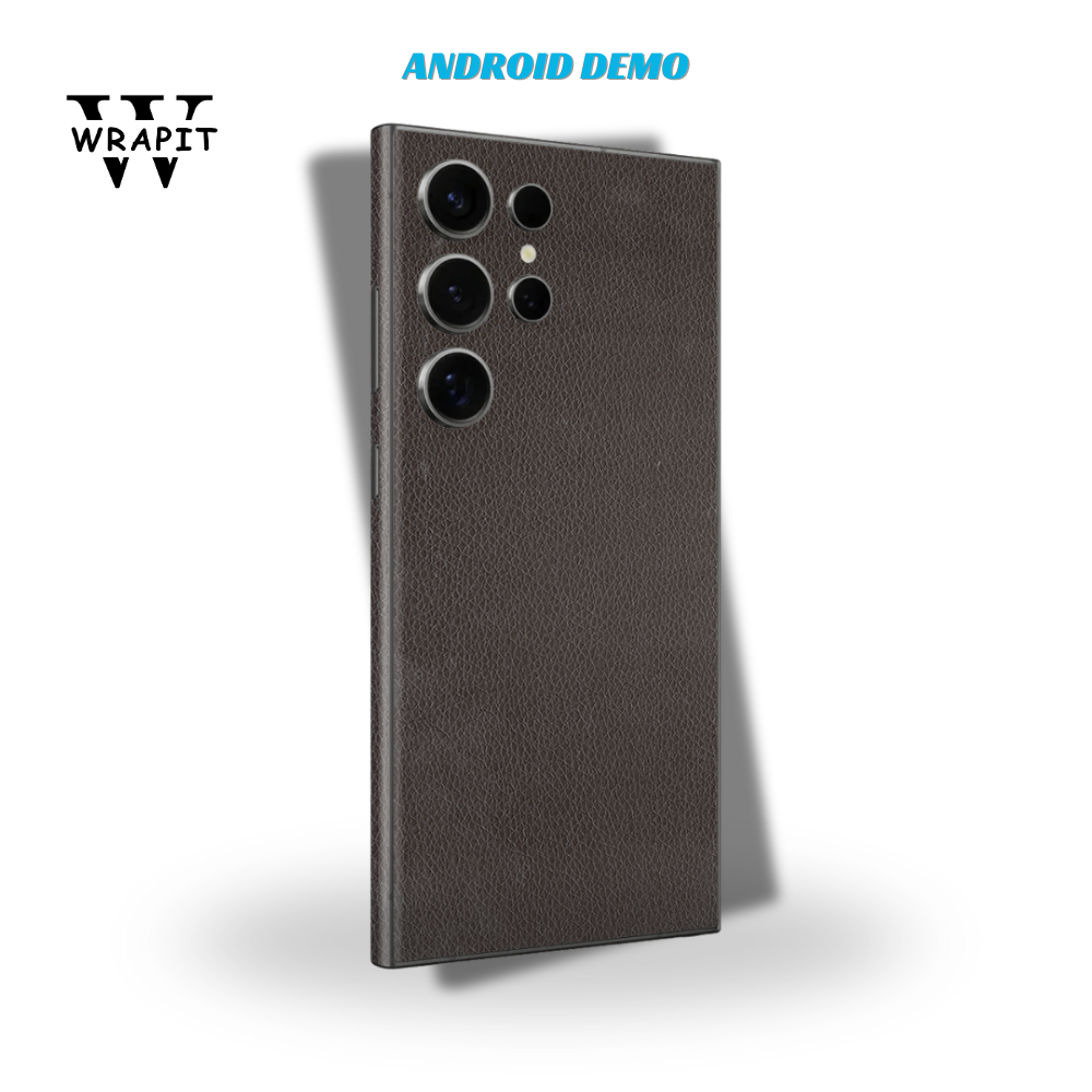 Black Texture Leather Skin