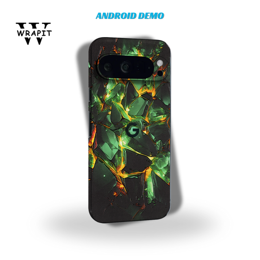 3D marvel texture green