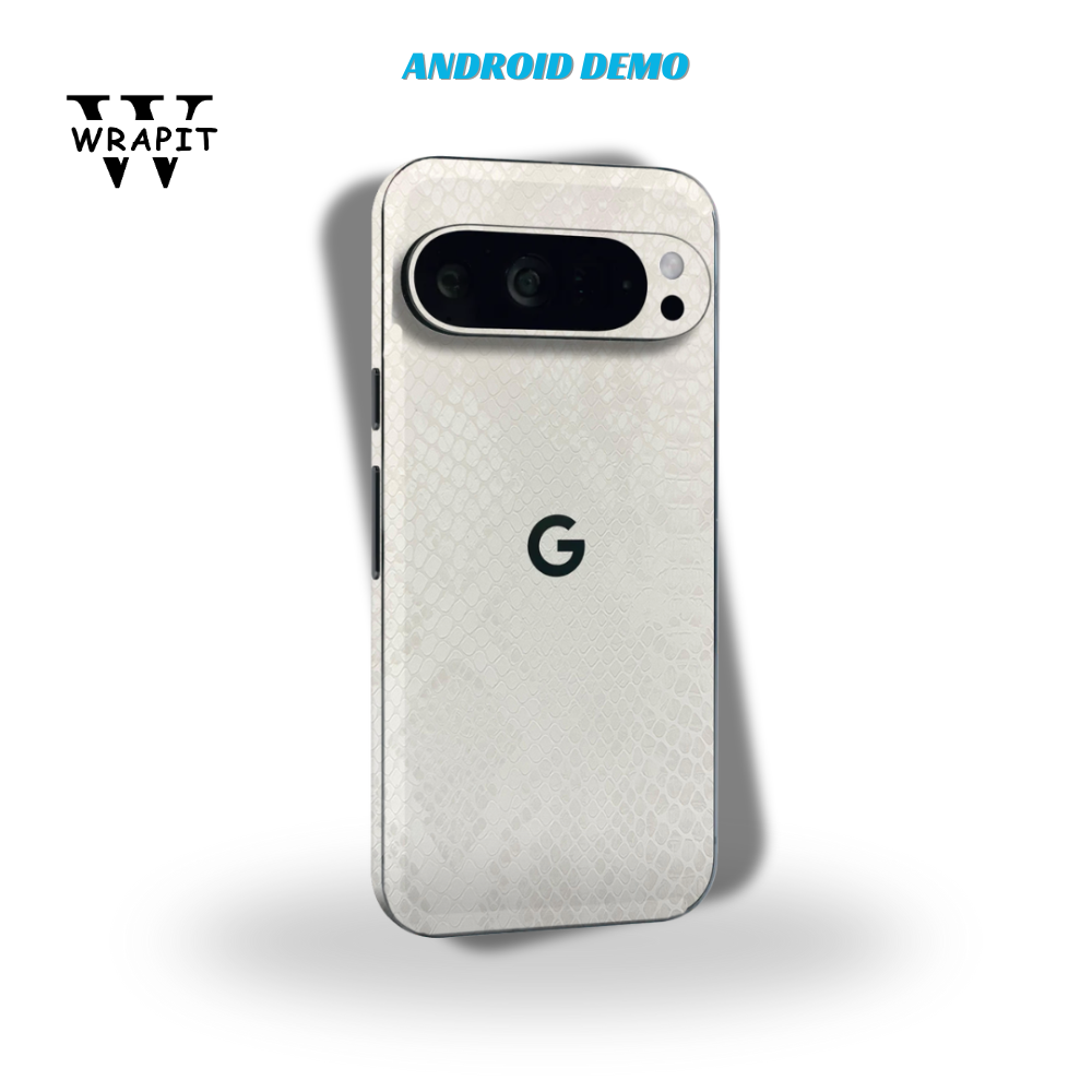 Elegant white Snake Skin