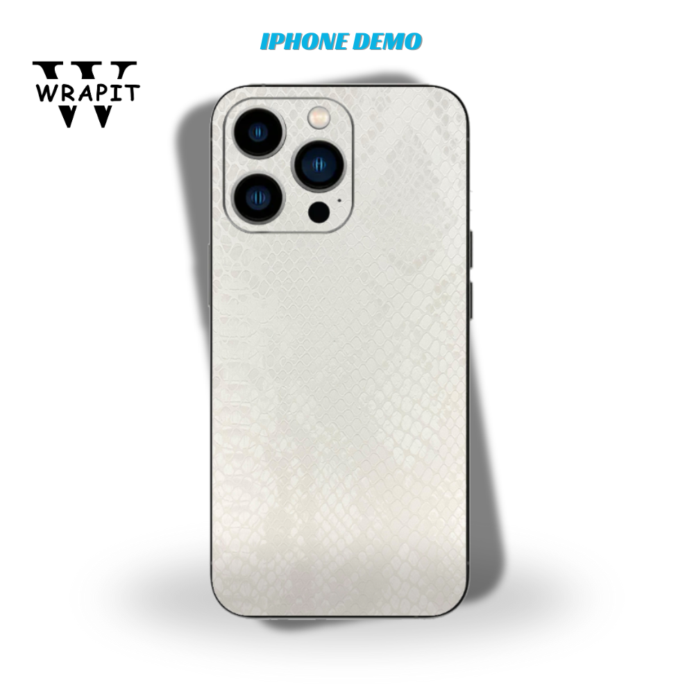 Elegant white Snake Skin