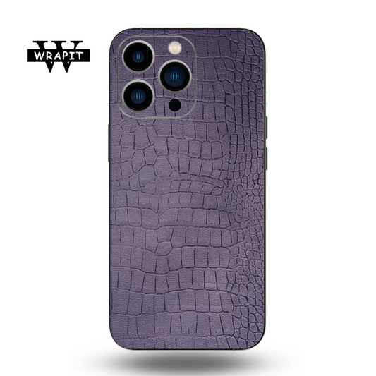 Purple Crocodile Leather skin
